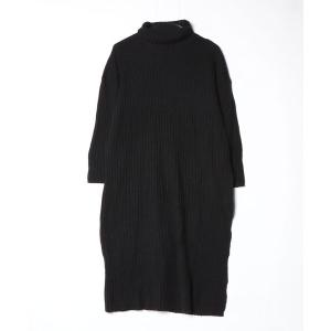 「AULI」 ニットワンピース FREE ブラック レディース