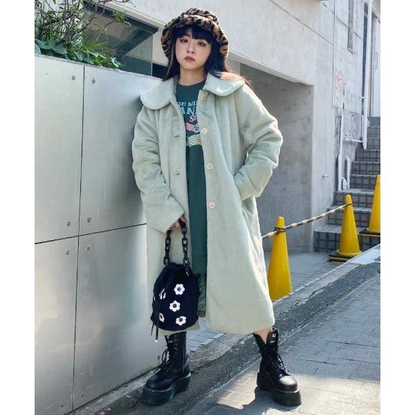 「Candy Stripper」 コート 2 ミント レディース