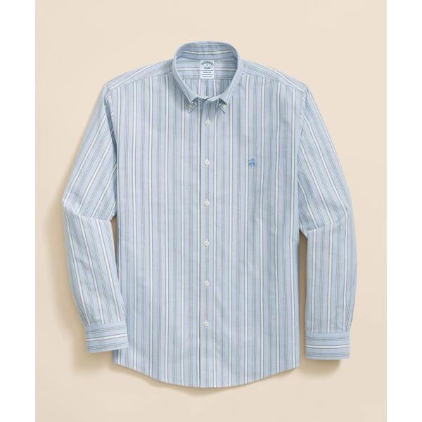 シャツ ストレッチオックスフォード　GFロゴ　シーズナルパターン　カジュアルシャツ　Regular ...