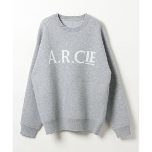 セーター ニット 「AMERICAN RAG CIE」ARCieロゴニット（MEN) メンズ レディース