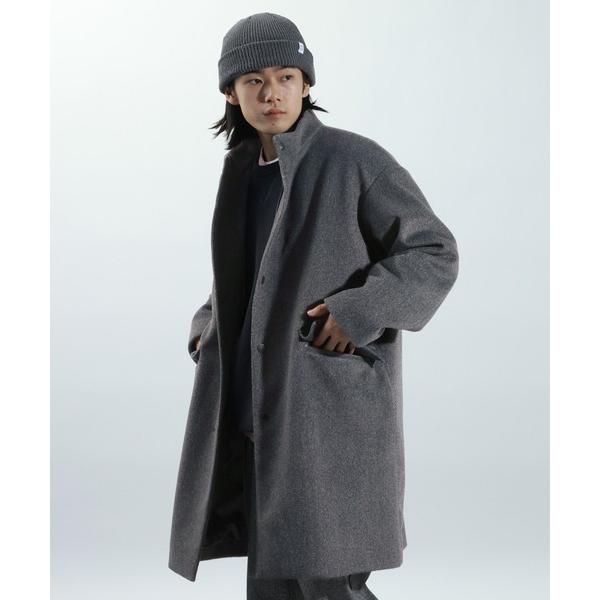 コート ジャケット ウールライクスタンドコート メンズ