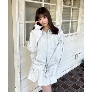 パーカー ビジューまみれパーカー レディース