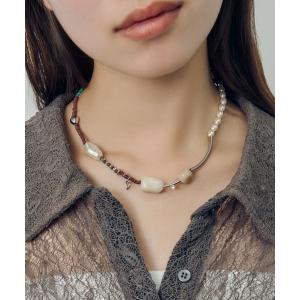 ヒロタカ Hirotaka Trapeze ダイヤモンドバー ネックレス K10 0.04ct