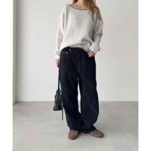 コーデュロイテーパードパンツ