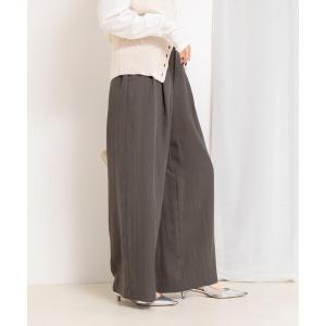 パンツ 「WEB＆一部店舗限定サイズアイテム」ウォッシャブルセルロースワイドパンツ レディース