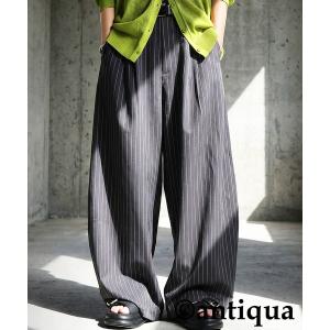 パンツ ストライプ柄 ワイド パンツ レディース メンズ