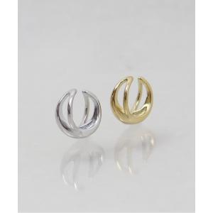 イヤーカフ 金属アレルギー対応「ieLS」ステンレス　クロスイヤカフ メンズ レディース