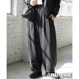 antiqua（アンティカ） パンツ 千鳥柄 サルエルパンツ レディース