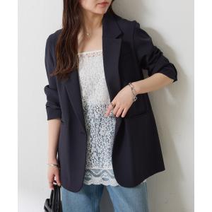 ジャケット テーラードジャケット ストレッチシャークスキンジャケット レディース