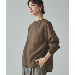 ブラウス シャツ 「大人の透け感」シアーTブラウス/春服/夏服/オフィスカジュアル/シアー レディース