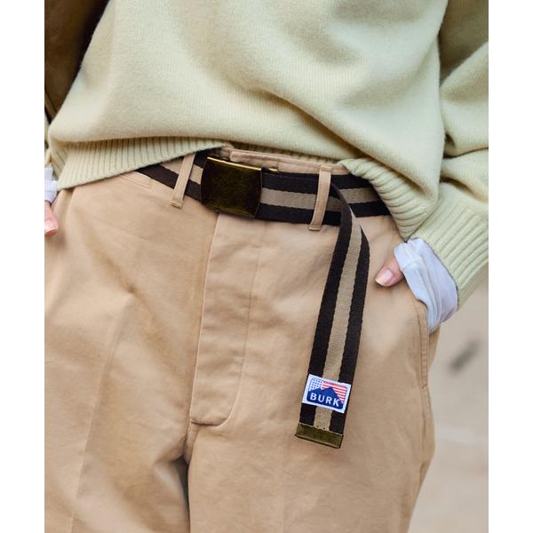 チノパン BURK 別注 ガチャベルト付きチノパン レディース