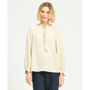 ブラウス シャツ ESTNATION / レイヤードフリルブラウス レディース