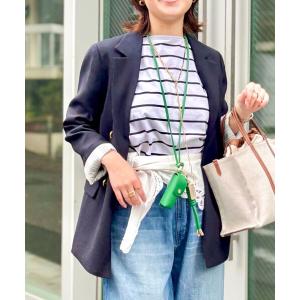 ジャケット テーラードジャケット 「セットアップ対応」ウォッシャブルハイスペック麻調ダブルジャケット レディース