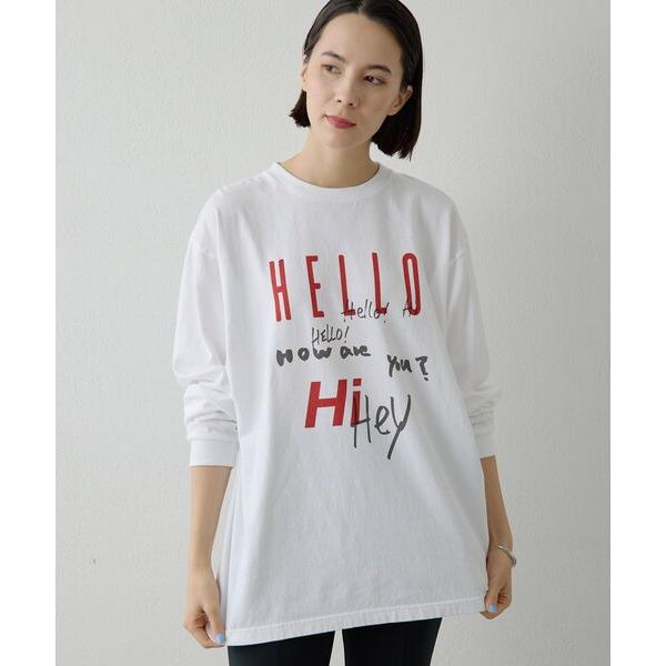 tシャツ ロゴロングスリーブTシャツ レディース