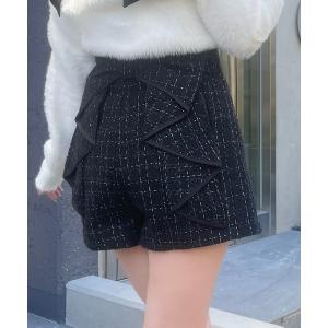 パンツ バックリボンショートパンツ レディース