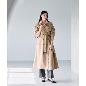 コート アウター ロングトレンチコート レディース