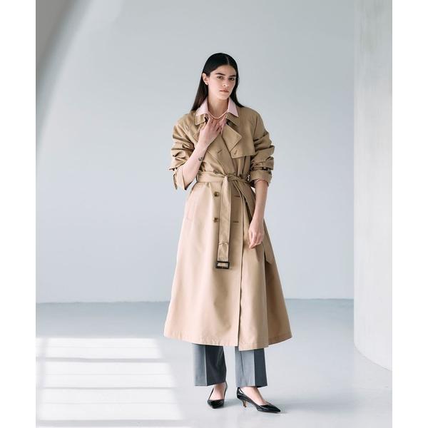 コート アウター ロングトレンチコート レディース