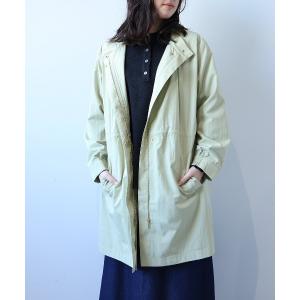 コート アウター 「L〜5L 大きいサイズ」スタンドカラーミニタリーギャザーコート レディース