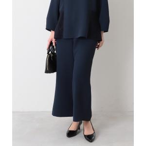 パンツ 「L〜6L 大きいサイズ」「セットアップ」エアリーダブルクロスワイドパンツ レディース