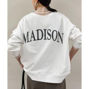 トレーナー スウェット 2WAYロゴプルオーバー レディース