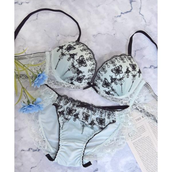 ブラジャー ショーツセット 「美谷間＆丸胸を叶える！ナチュ盛りメイクブラ♪」上下セット/A~D/脇高...