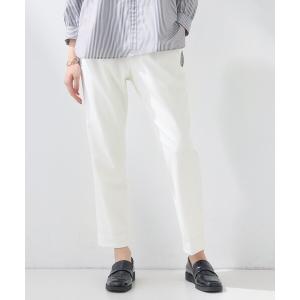 パンツ 「褒められパンツ／高ストレッチ」タックテーパードパンツ レディース