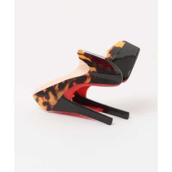 ヘアクリップ F＆D : ハイヒールアクリルヘアクリップ