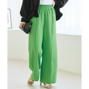 パンツ カラーワイドパンツ レディース