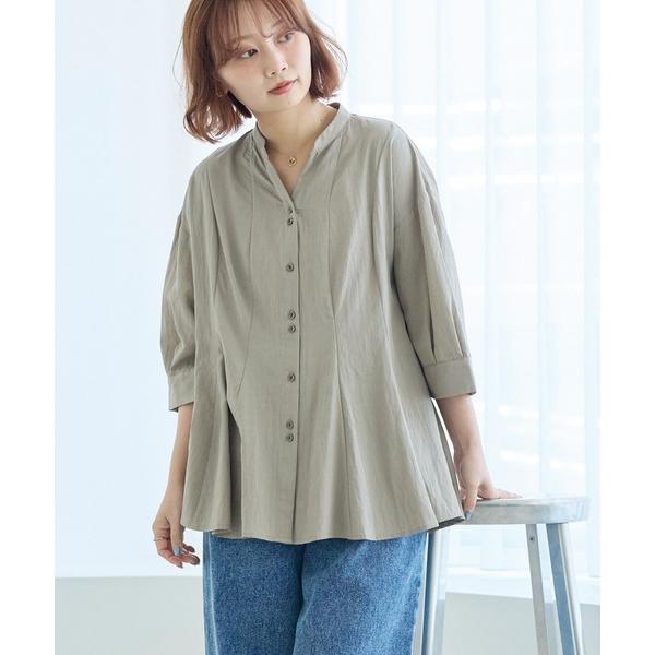 ブラウス シャツ 「好機能シリーズ」UVカット・接触冷感・速乾｜タックチュニックブラウス レディース