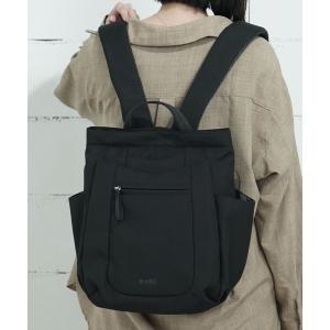 デイバック リュック 02”「anello GRANDE」IRIS/アイリス 10ポケット/12L リュック レディース