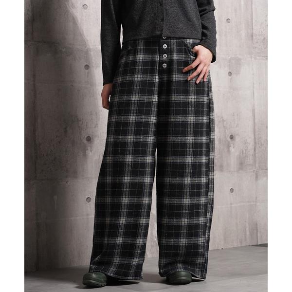 パンツ 「D-LAND」ボタンフライ ワイドカーブパンツ / Button Fly Wide Cur...