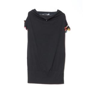 「Love Moschino」 半袖ワンピース 4 ブラック レディース