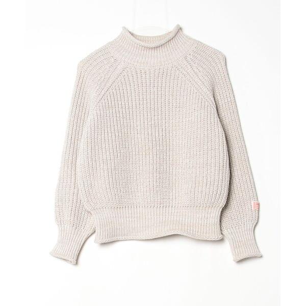 「Java」 長袖ニット M ベージュ レディース