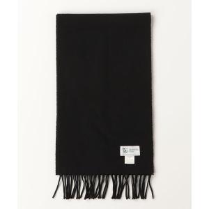 「Johnstons of Elgin」 マフラー - ブラック メンズ