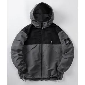 マウンテンパーカー ウインドブレーカー  「70」「GERRY/ジェリー」ワンポイントロゴ刺繍 バイカラー マウンテンパーカー/フードジャケット/ドロ