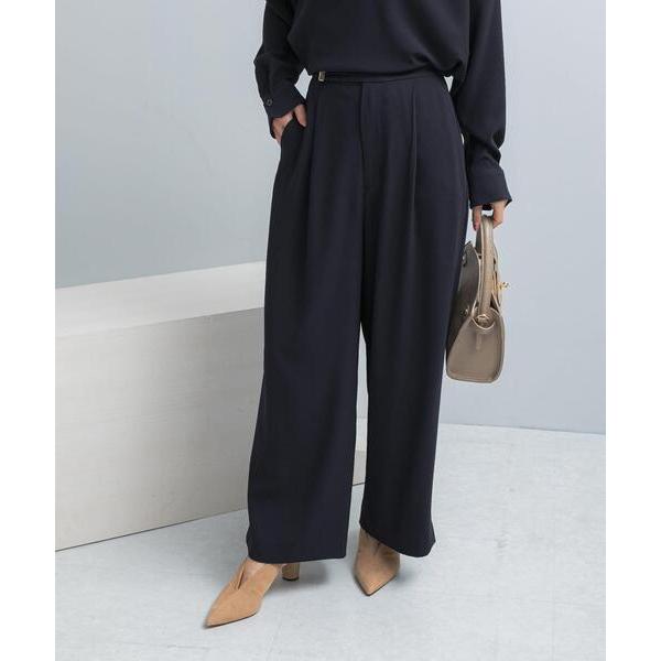 パンツ トリアセテート混パンツ レディース