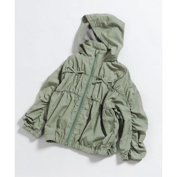 ブルゾン ジャンバー アウター リボンシャーリングウィンドブレーカー キッズ 子供服 女の子