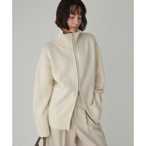 ニット セーター ニットZIPブルゾン レディース
