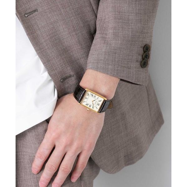 腕時計 SEIKO/セイコー コラボレーション スクエア D.ブラウン メンズ