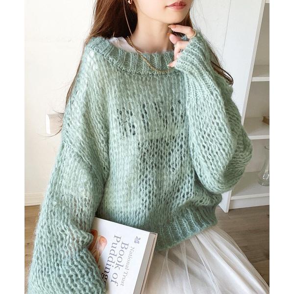 「classicalelf」 長袖ニット X-LARGE グリーン レディース