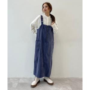 「niko and...」 キャミソールワンピース LARGE ブルー レディース