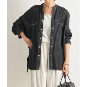 「un dix cors」 長袖ブラウス FREE ブラック レディース