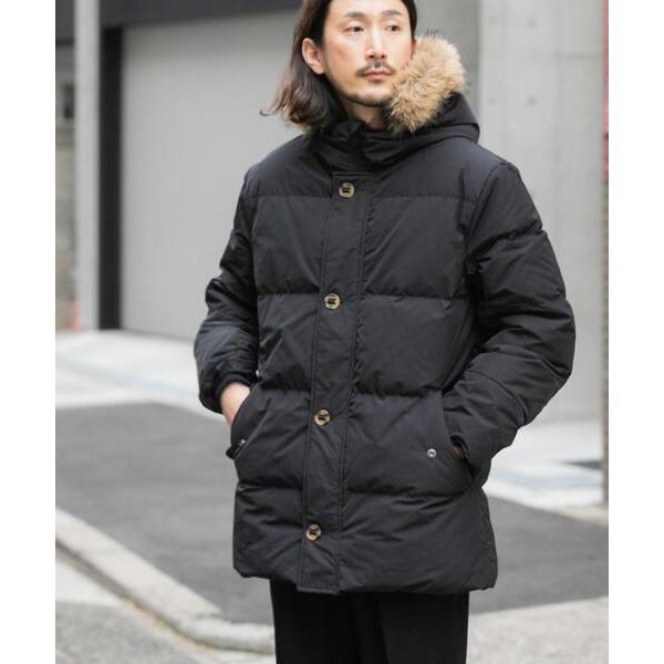 ダウンジャケット ダウン 770FP 撥水ベルテッドダウンコート メンズ