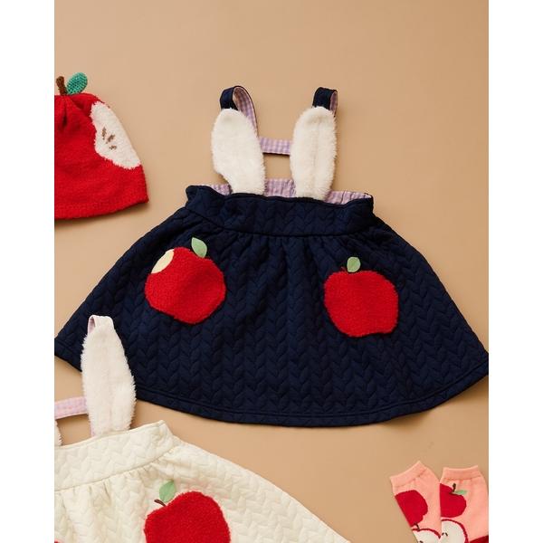 ジャンパースカート りんごポケットジャンパースカート キッズ 子供服 女の子