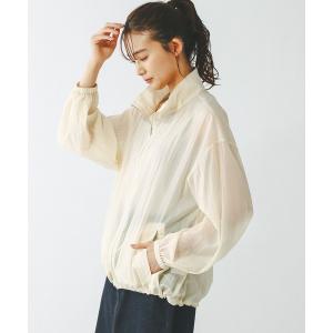 「GLOBAL WORK」 ブルゾン SHORT アイボリー レディース