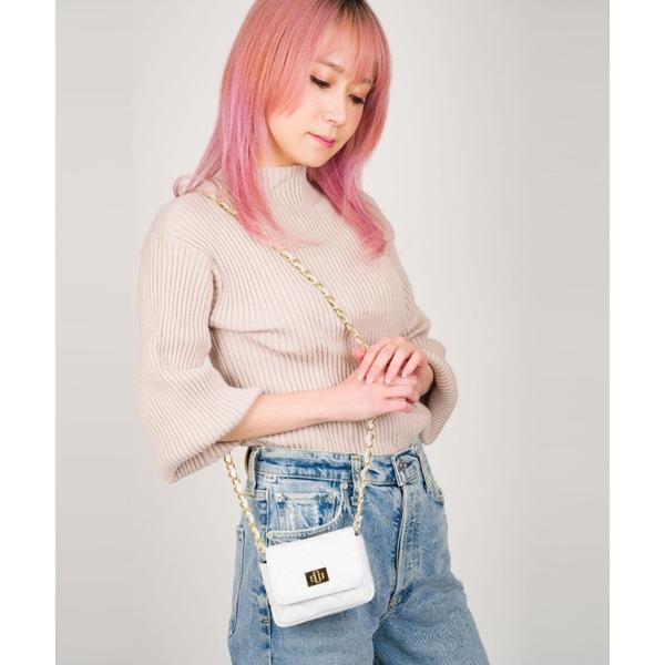 「andrea cardone」 ショルダーバッグ FREE ホワイト レディース