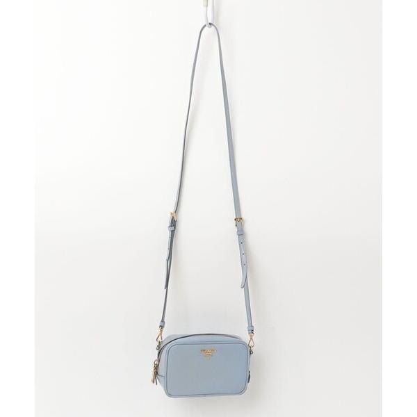 「PRADA」 ショルダーバッグ - ブルー レディース
