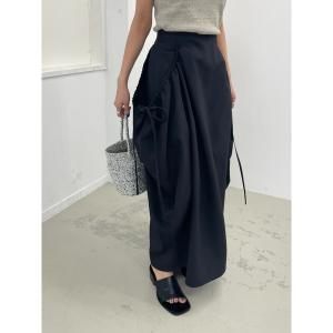 「BLACK BY MOUSSY」 ロングスカート 1 ブラック レディース