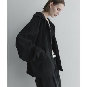 パーカー ハイゲージプリーツジップパーカー / high gauge pleats zip hoodie メンズ レディース