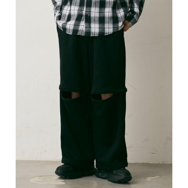 ワイドパンツ スウェットパンツ ジャージ Zip-Off 2way Sweat Pants / ジッ...